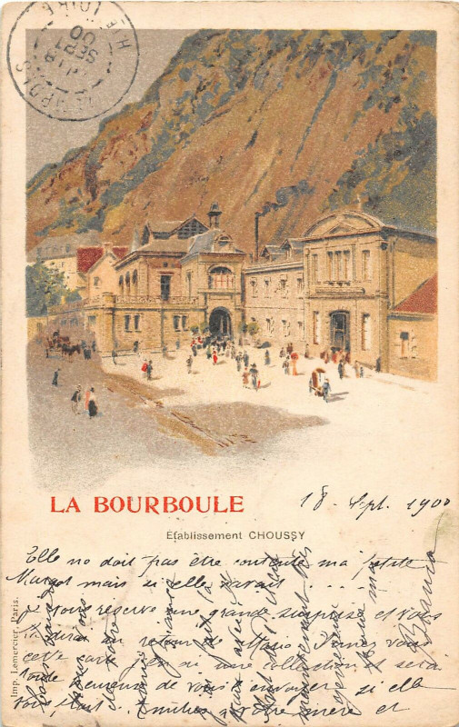 Carte postale ancienne Cpa Illustrateur La Bourboule Choussy (dos non divisé) à La Bourboule