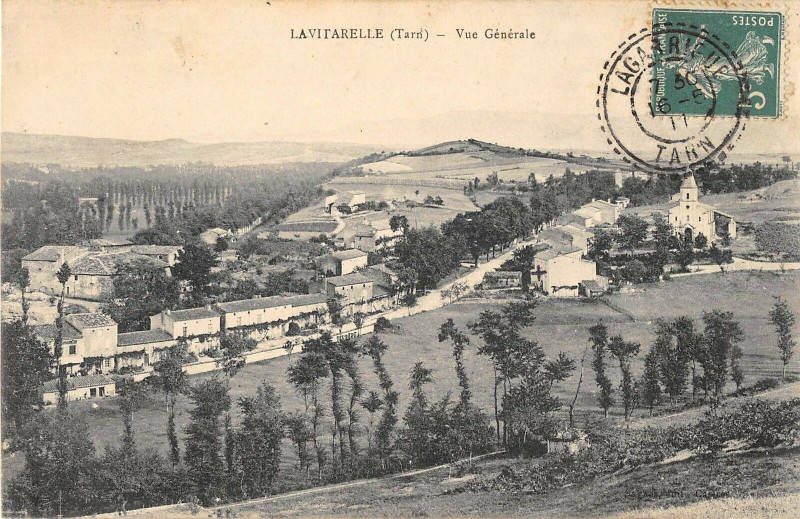 Carte postale ancienne Lavitarelle Vue Generale