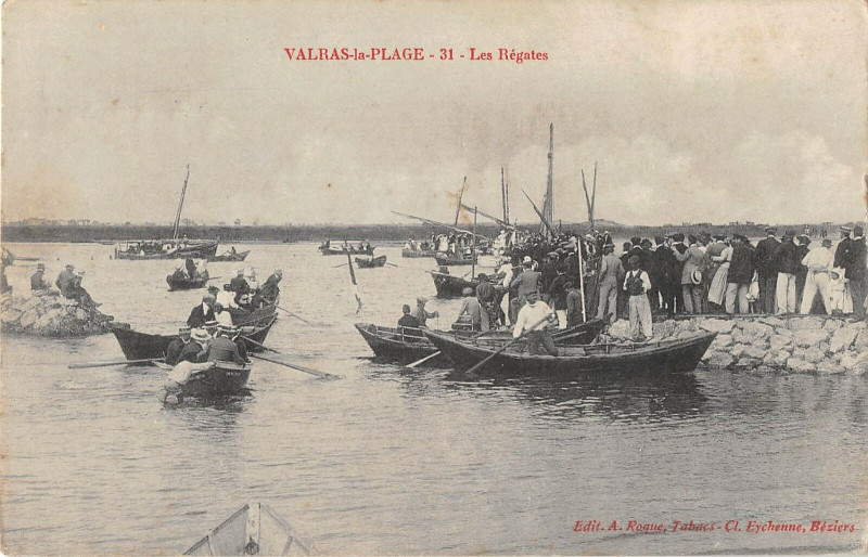 Carte postale ancienne Valras La Plage Les Regates
