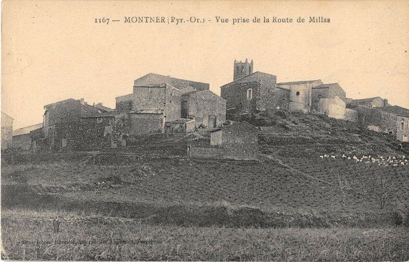 Carte postale ancienne Montner Vue Prise De La Route De Feuilla à Montner