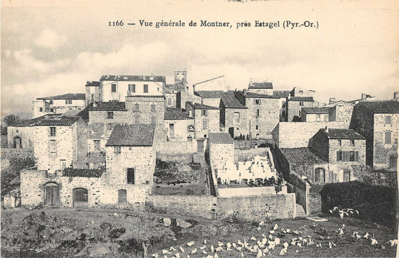 Carte postale ancienne Vue Generale De Montner Pres Estagel à Montner