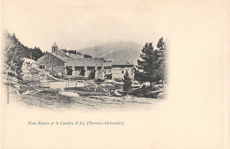 Carte postale ancienne Font Romeu Et Le Cambre D'Aze ( Dos Non Divise