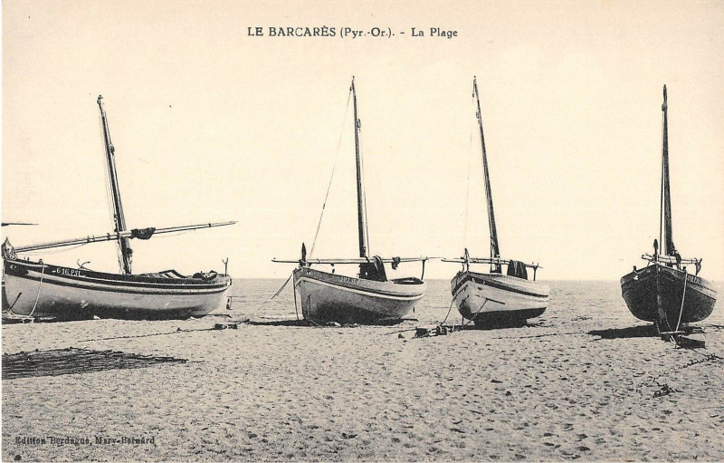 Carte postale ancienne Le Barcares La Plage
