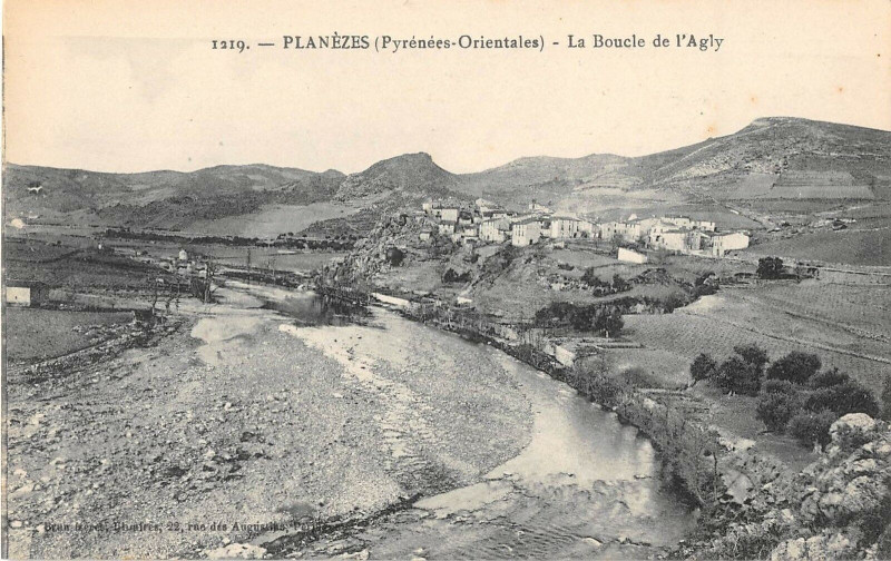 Carte postale ancienne Planeze La Boucle De L'Agly
