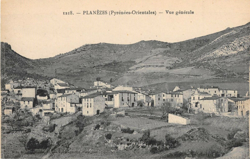 Carte postale ancienne Planeze Vue Generale