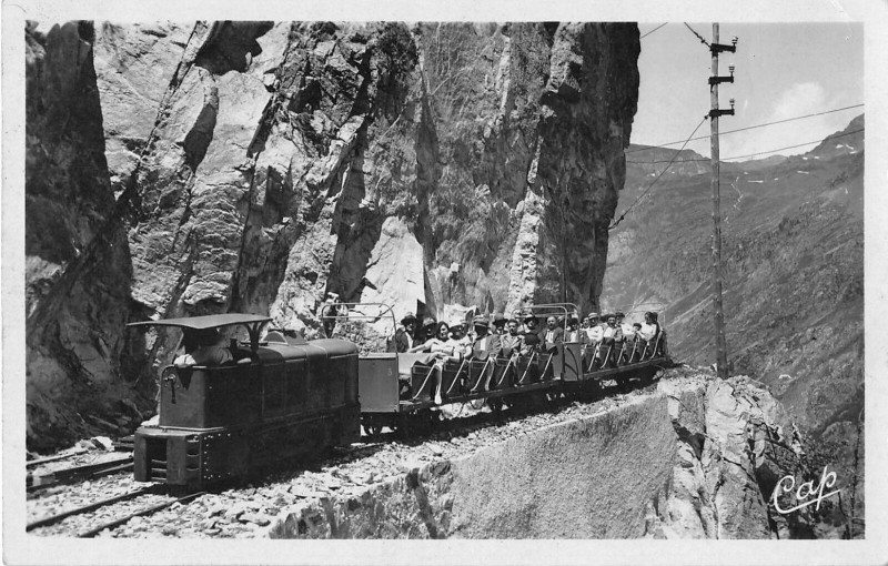 Carte postale ancienne Artouste Le Petit Train