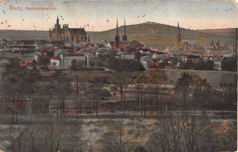 Carte postale ancienne Metz Gesamtansicht à Metz