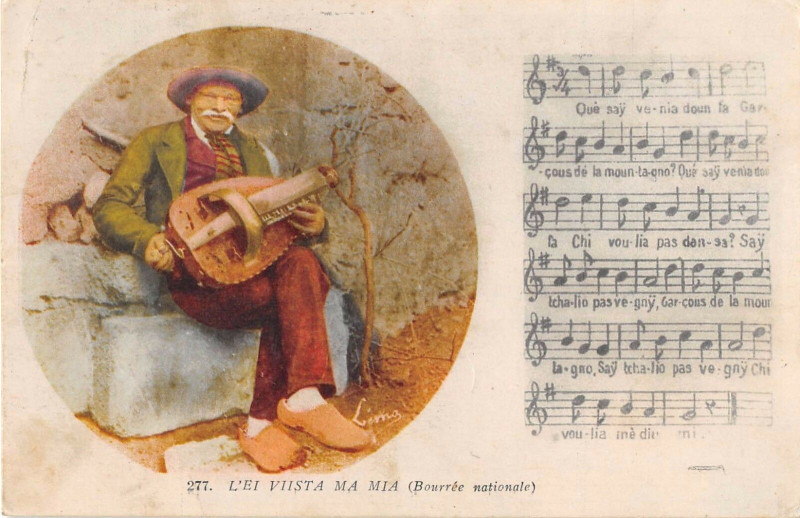 Carte postale ancienne L'Ei Viista Ma Mia