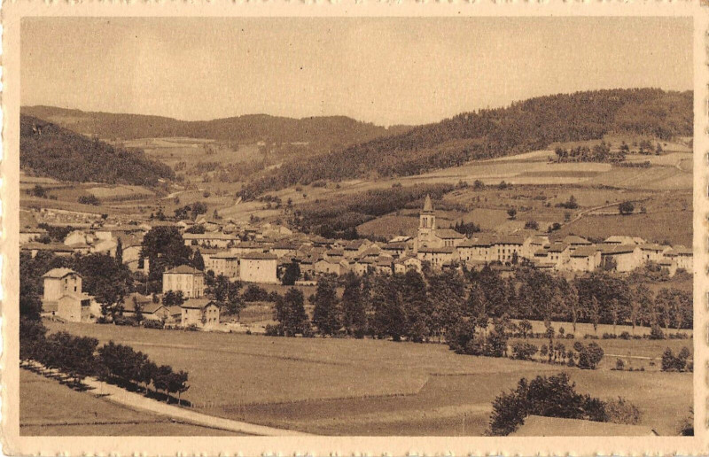 Carte postale ancienne Vue Generale De Saint Antheme