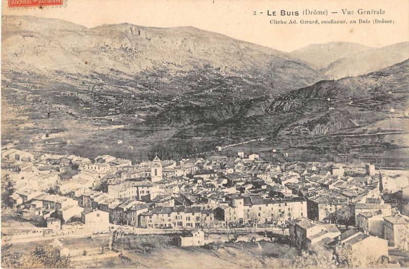 Carte postale ancienne Le Buis Vue Generale
