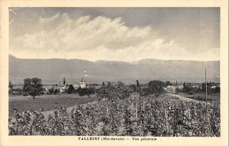 Carte postale ancienne Valleiry Vue Generale à Valleiry