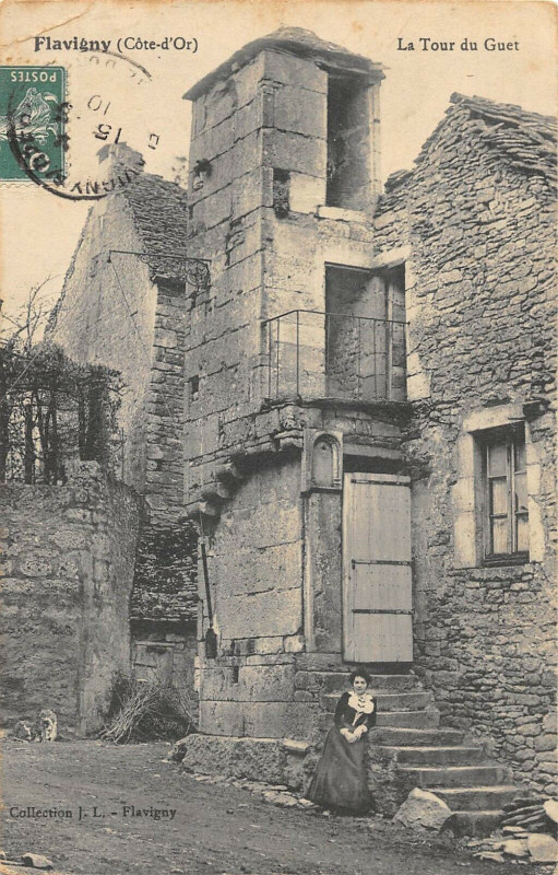 Carte postale ancienne Flavigny La Tour Du Guet