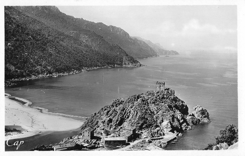 Carte postale ancienne 20 Piana Le Golfe De Porto à Piana