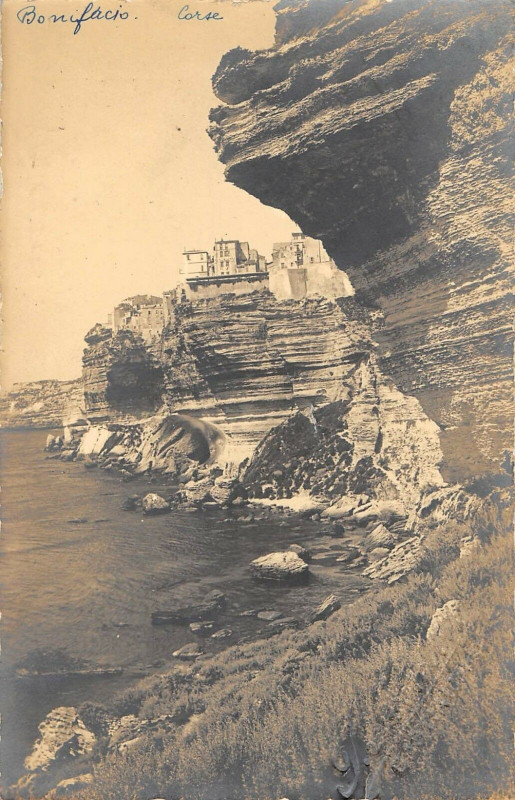 Carte postale ancienne 20 Corse Carte Photo De Bonifacio à Bonifacio