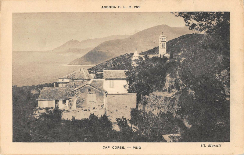 Carte postale ancienne 20 Corse Pino Cap Corse
