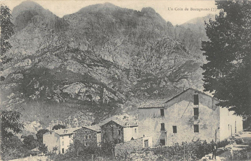 Carte postale ancienne 20 Corse Un Coin De Bocognano à Bocognano