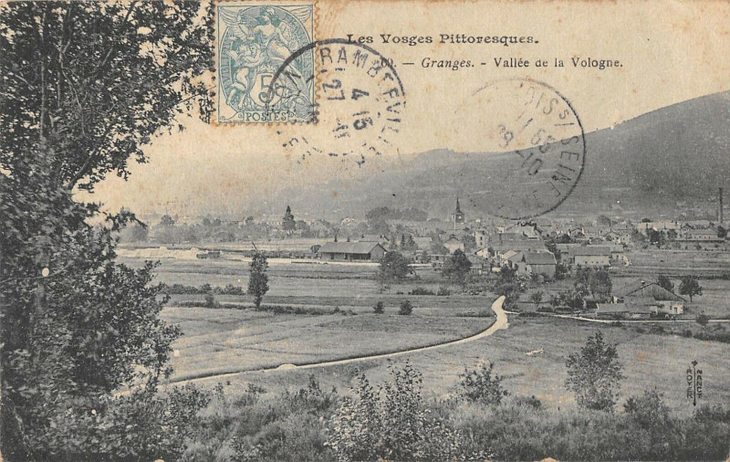 Carte postale ancienne Granges Vallee De La Vologne