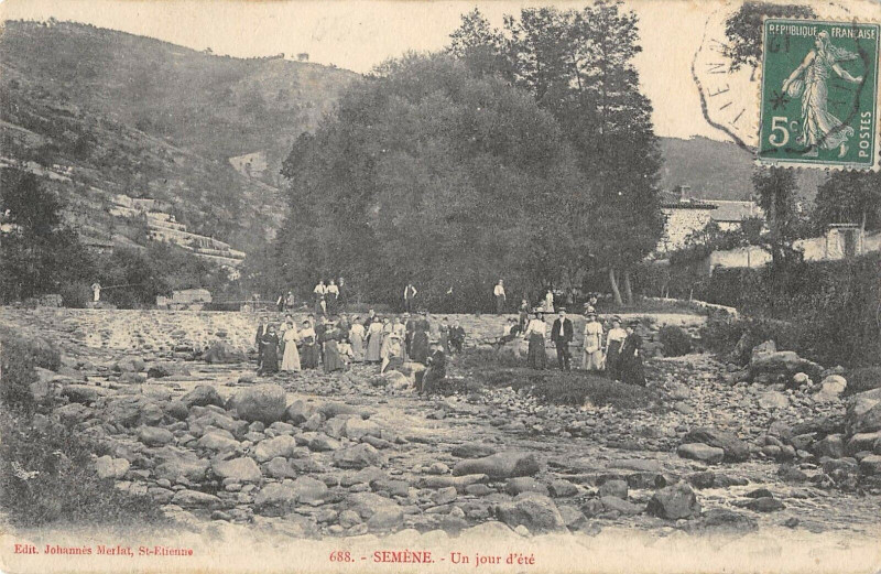 Carte postale ancienne Semene Un Jour D'Ete