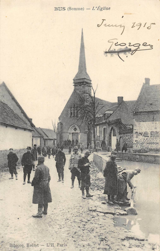 Carte postale ancienne Bus L'Eglise