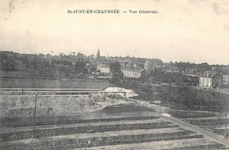 Carte postale ancienne Saint Just En Chaussee Vue Generale