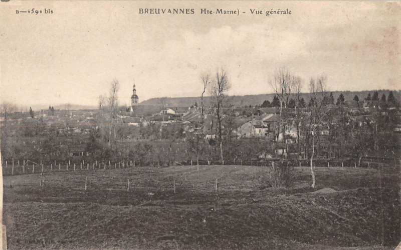 Carte postale ancienne Breuvannes Vue Generale