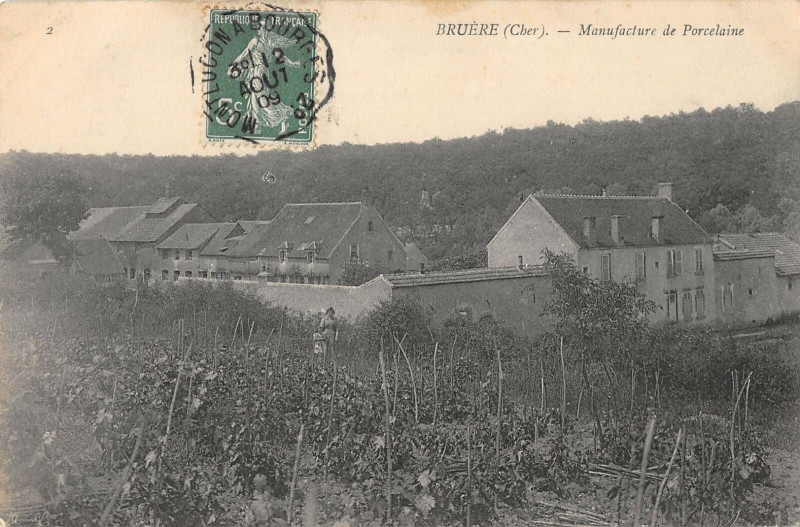 Carte postale ancienne Bruere Manufacture De Porcelaine (cliché pas courant