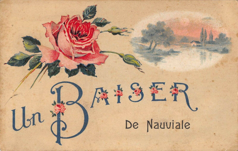 Carte postale ancienne Un Baiser De Nauviale à Nauviale