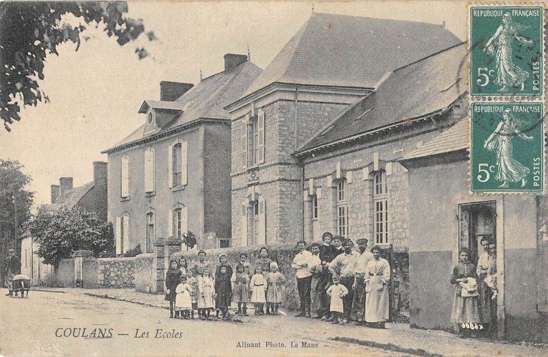 Carte postale ancienne Coulans Les Ecoles