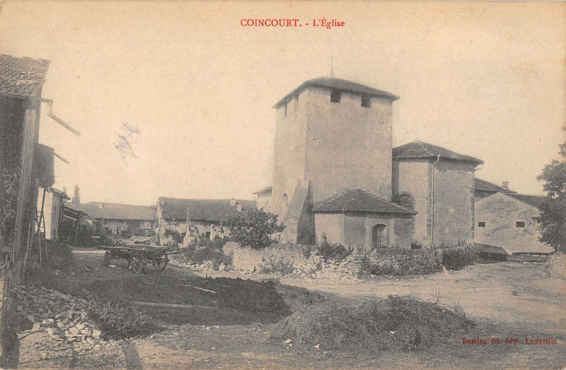 Carte postale ancienne Coincourt L'Eglise à Coincourt