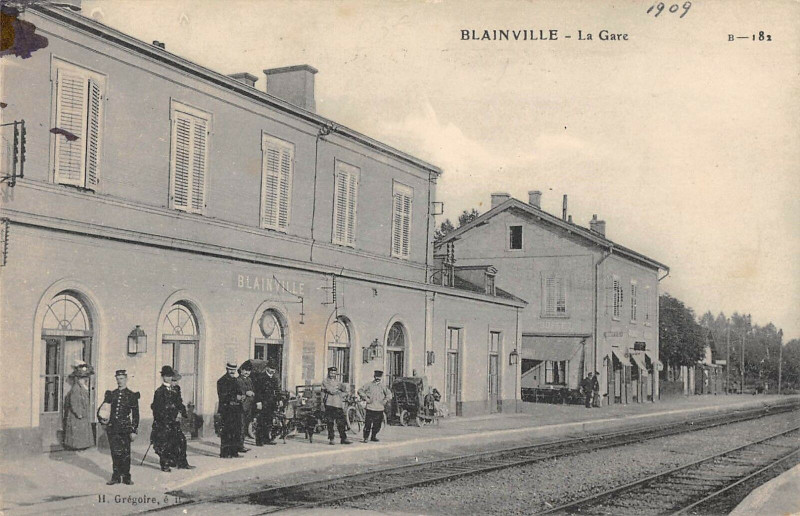 Carte postale ancienne Blainville La Gare