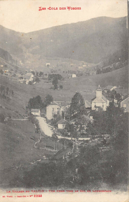 Carte postale ancienne Le Village Du Valtin