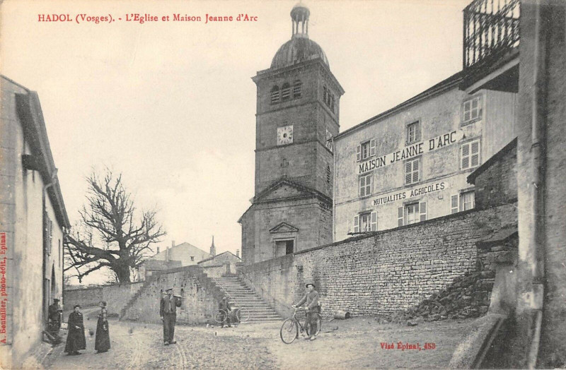 Carte postale ancienne Hadol L'Eglise à Hadol
