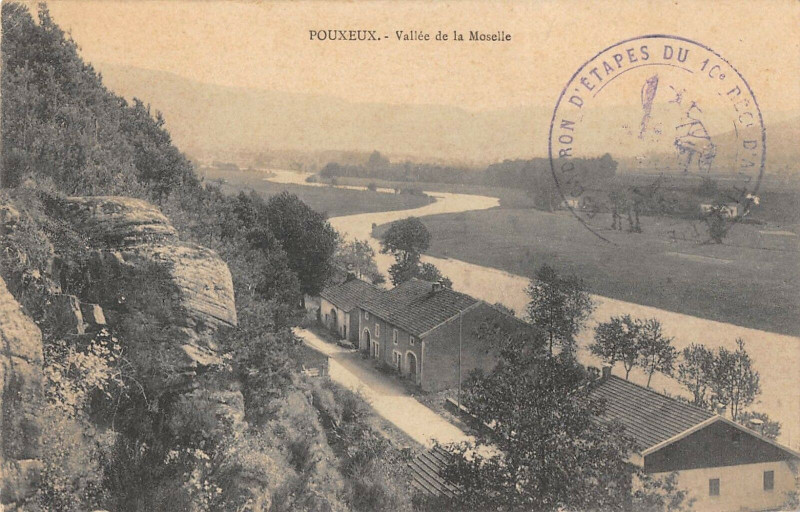 Carte postale ancienne Pouxeux Vallee De La Moselle à Pouxeux