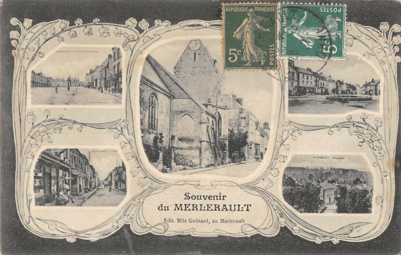 Carte postale ancienne Souvenir Du Merlerault