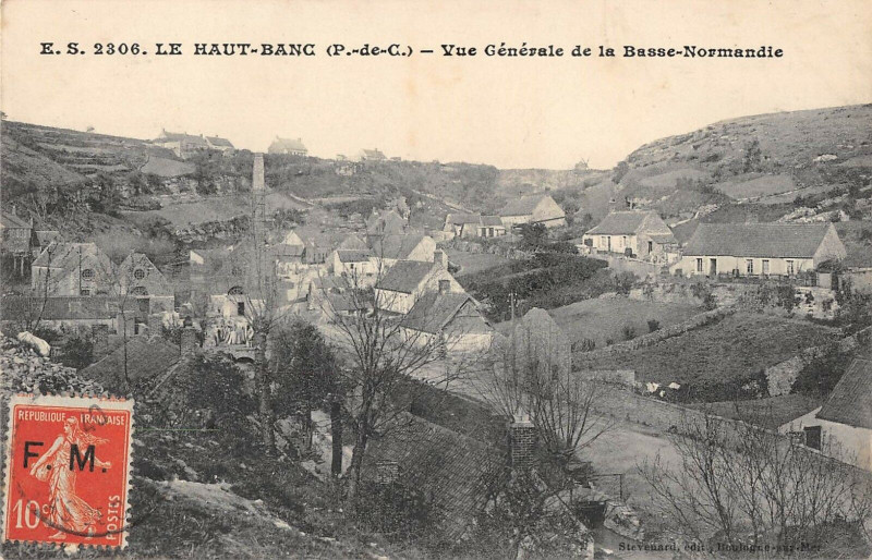 Carte postale ancienne Le Haut Banc Vue Generale De La Basse Normandie
