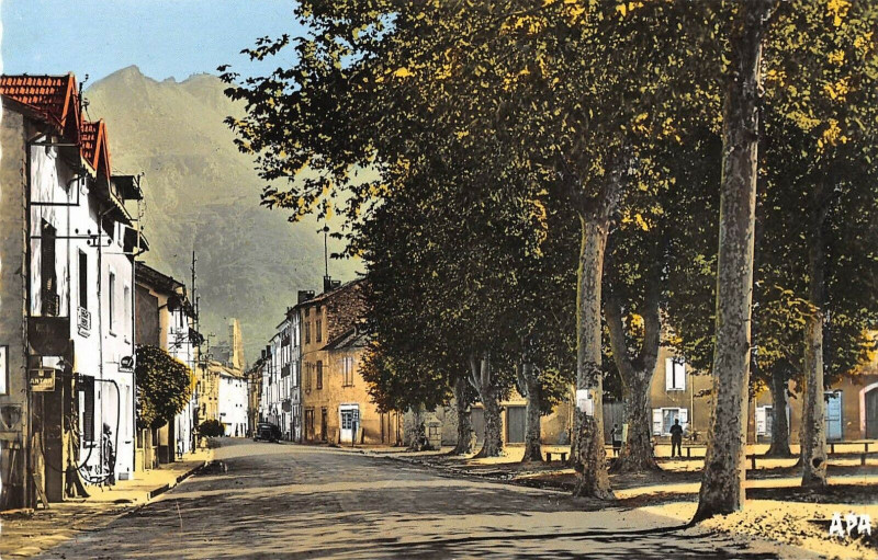 Carte postale ancienne Les Cabanes Entree De La Ville