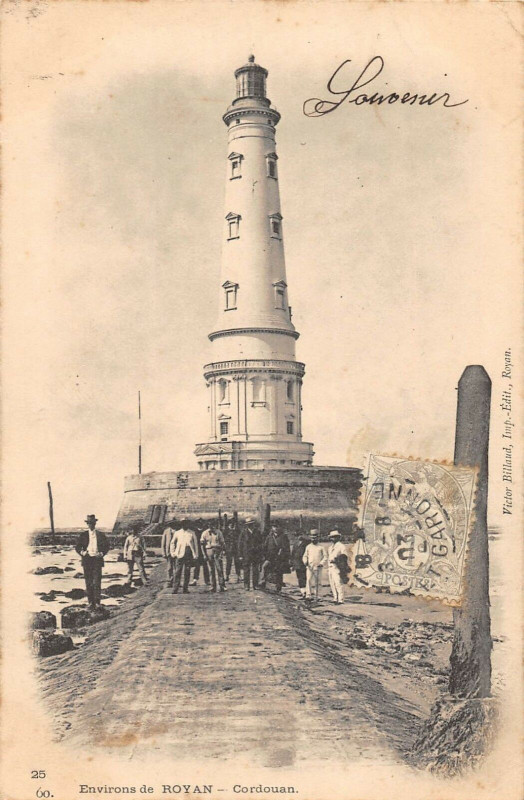 Carte postale ancienne Env.de Royan Cordouan à Royan