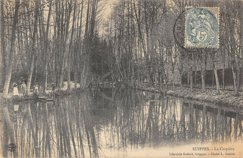 Carte postale ancienne Suippes La Carpiere à Suippes