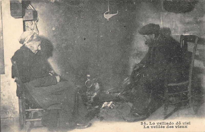 Carte postale ancienne Lo Veillado Do Viel
