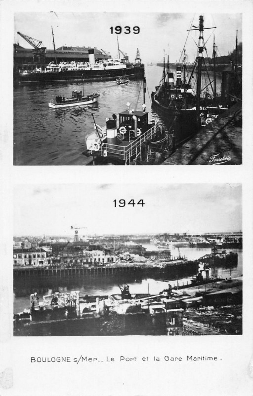 Carte postale ancienne Boulogne Sur Mer 1939 1944 à Boulogne-sur-Mer