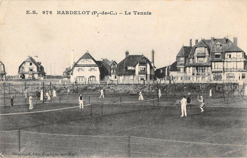 Carte postale ancienne Hardelot Le Tennis