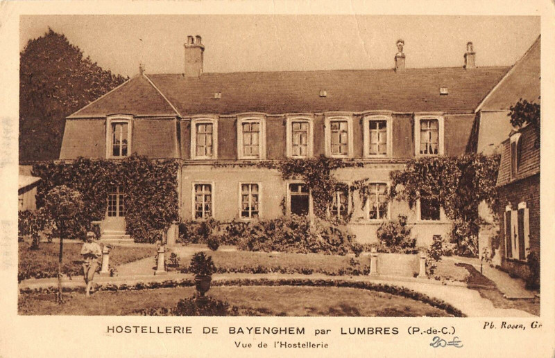 Carte postale ancienne Hostellerie De Bayenghem Par Lumbres à Lumbres