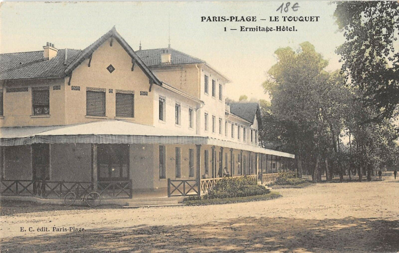 Carte postale ancienne Paris Plage Le Touquet Ermitage Hotel