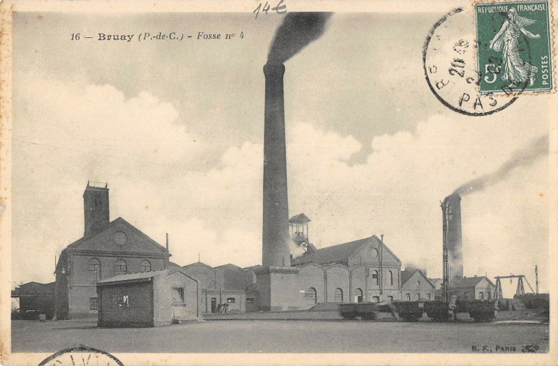 Carte postale ancienne Bruay Fosse N°4