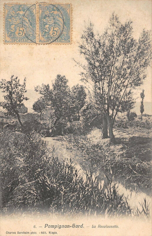 Carte postale ancienne Pompignan Gard La Reselausetto à Pompignan