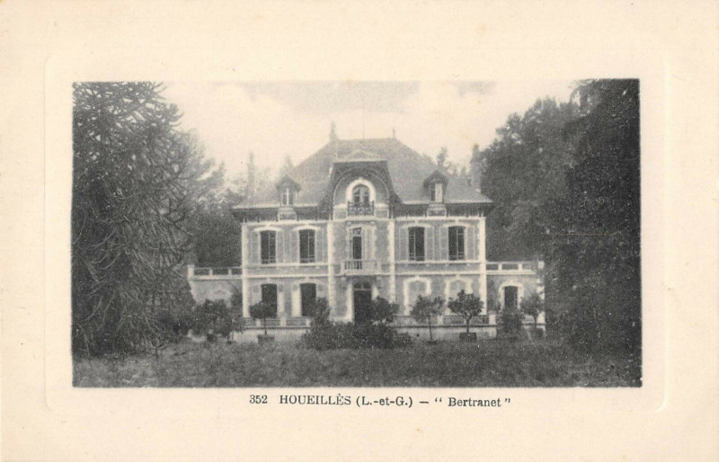 Carte postale ancienne Houeilles Bertranet à Houeillès