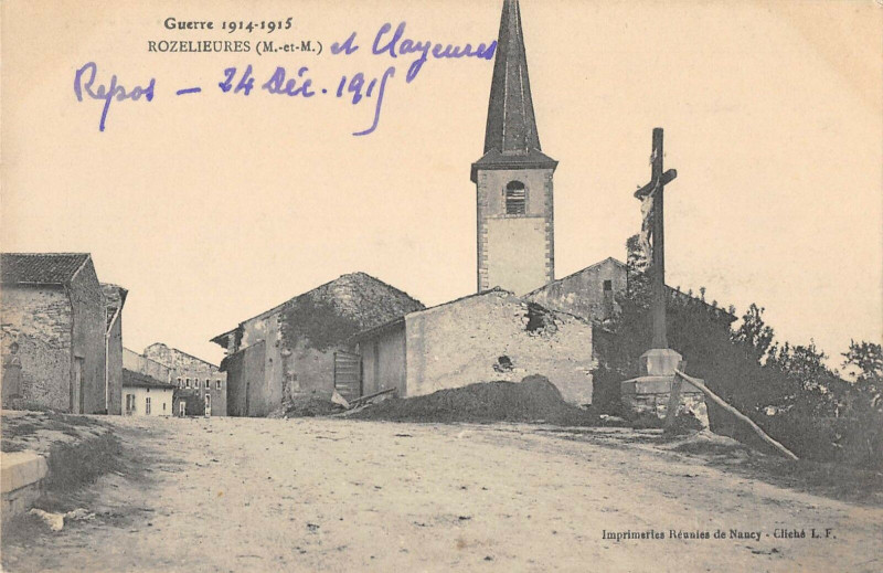 Carte postale ancienne Rozelieures à Rozelieures