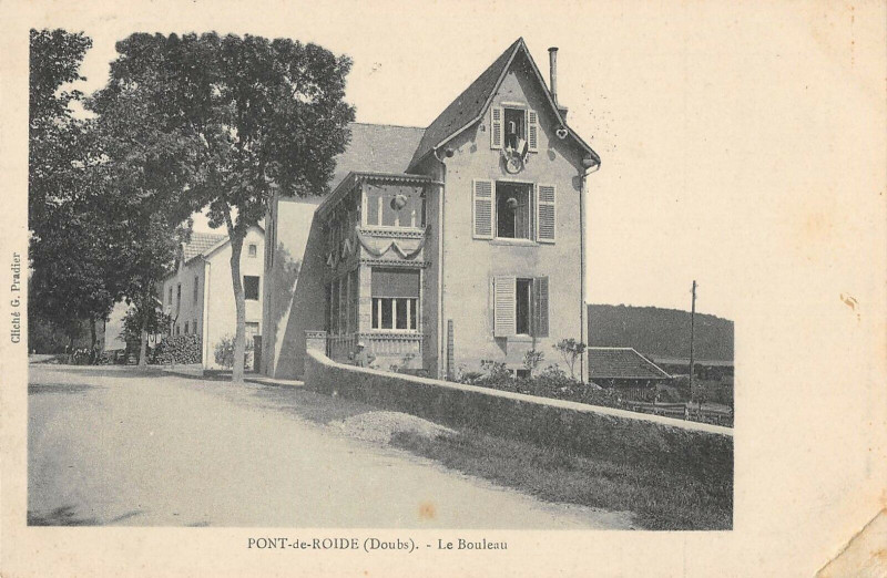Carte postale ancienne Pont De Roide Le Bouleau