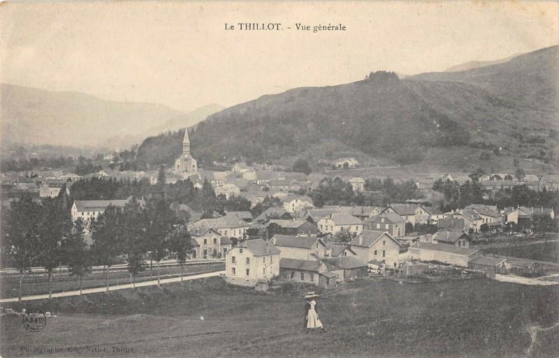 Carte postale ancienne Le Thillot Vue Generale au Thillot