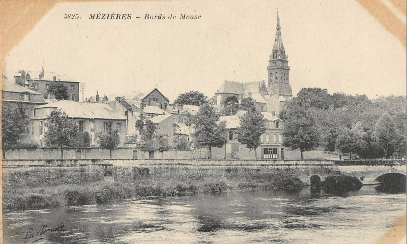 Carte postale ancienne Meziers Bords De Meuse